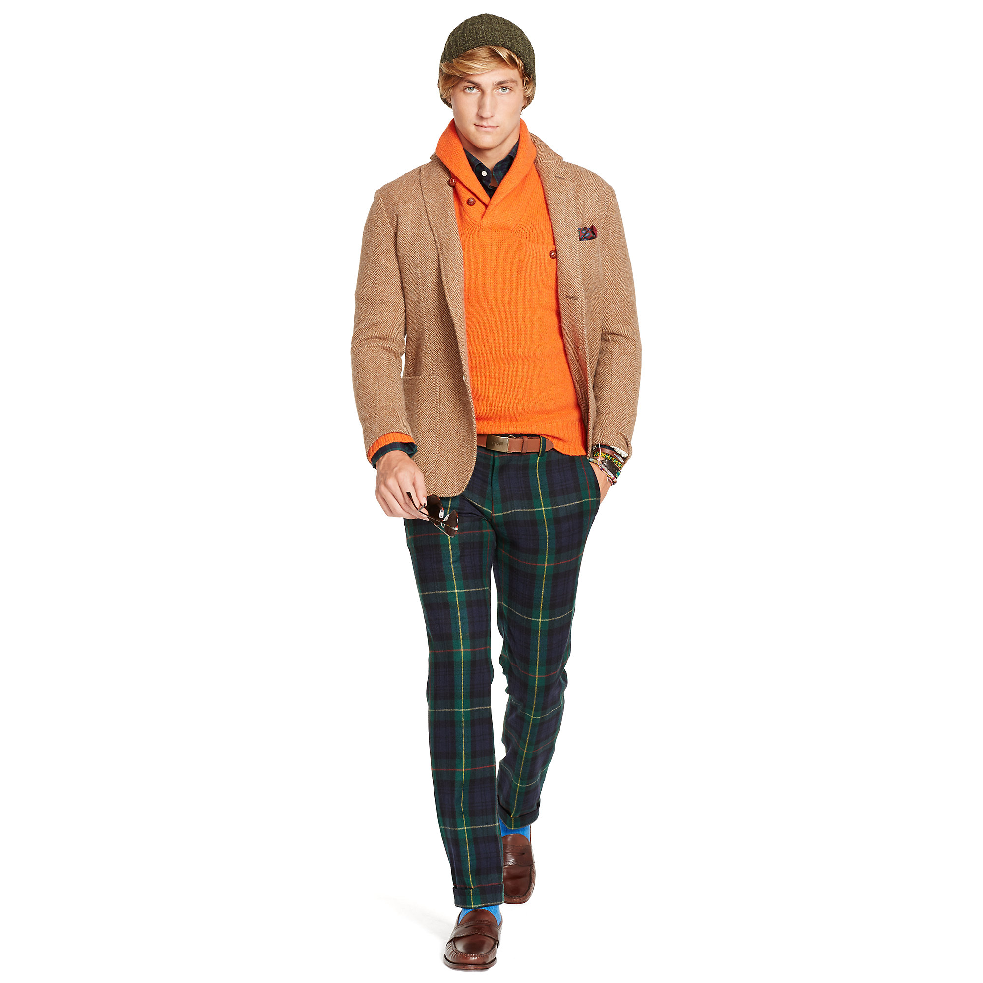 ralph lauren tartan pants
