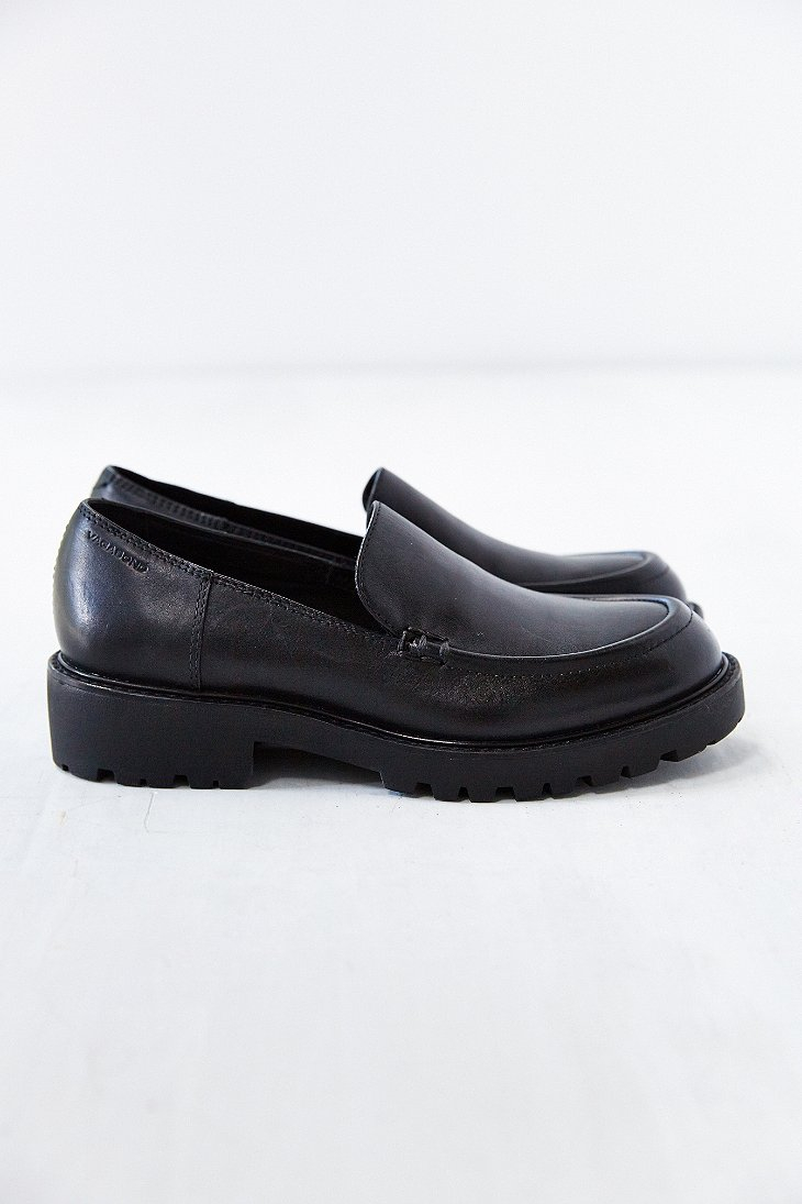 Vagabond Kenova Leather Loafer in Black - Lyst