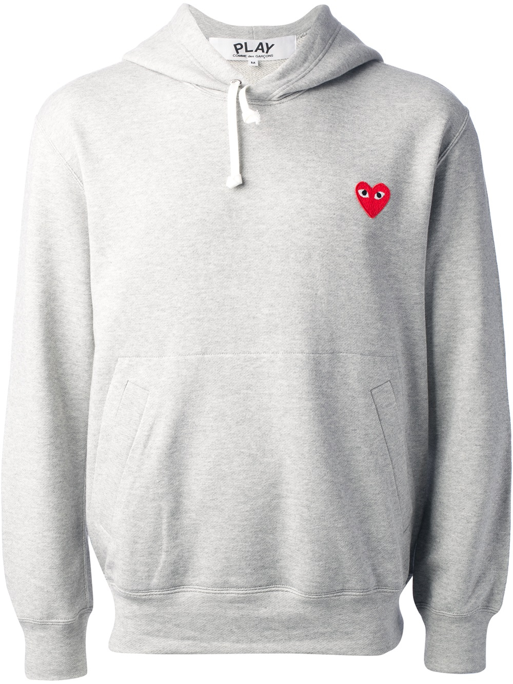 Play Comme Des Garçons Embroidered Heart Sweatshirt in Gray for Men ...