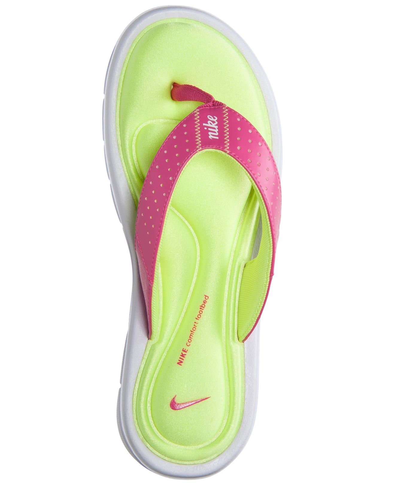 nike women's comfort thong sandals from finish line