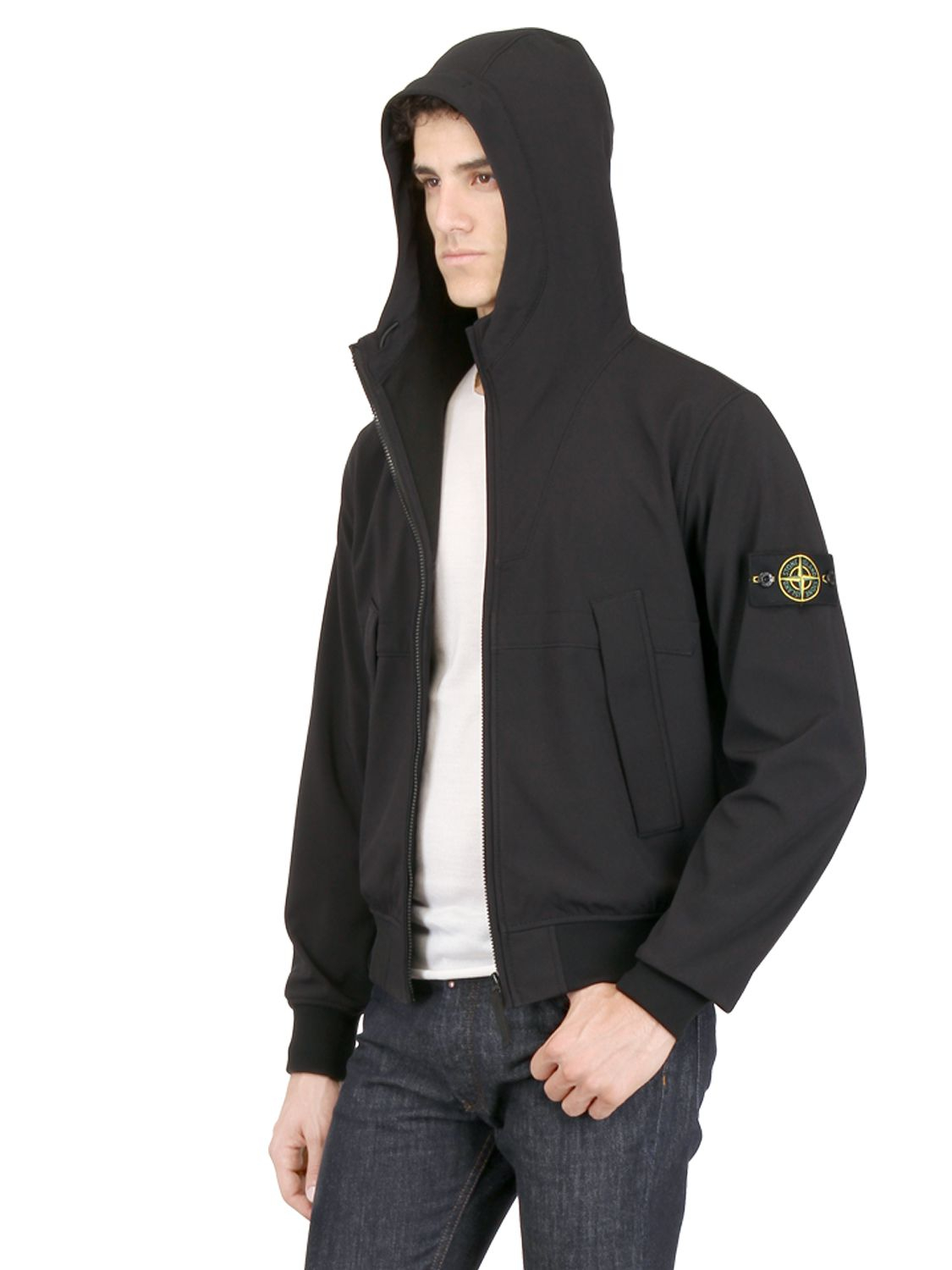 Stone Island Hooded Softshell Jacket Sale, SAVE 52% - raptorunderlayment.com