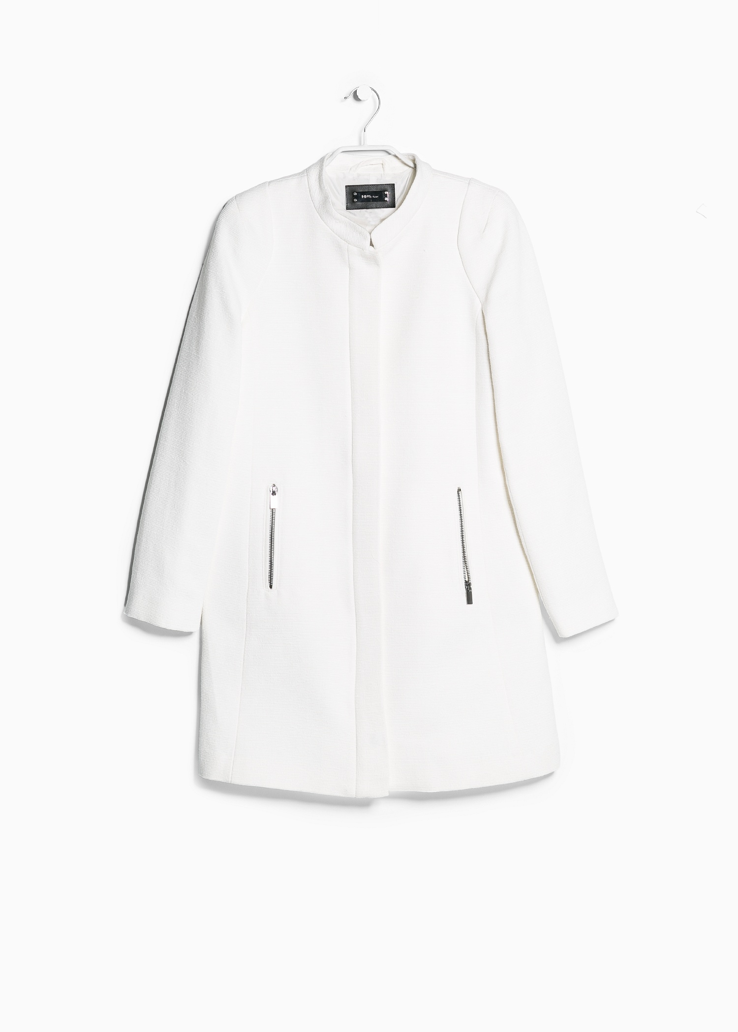 Lyst Mango Cotton Linenblend Coat in White