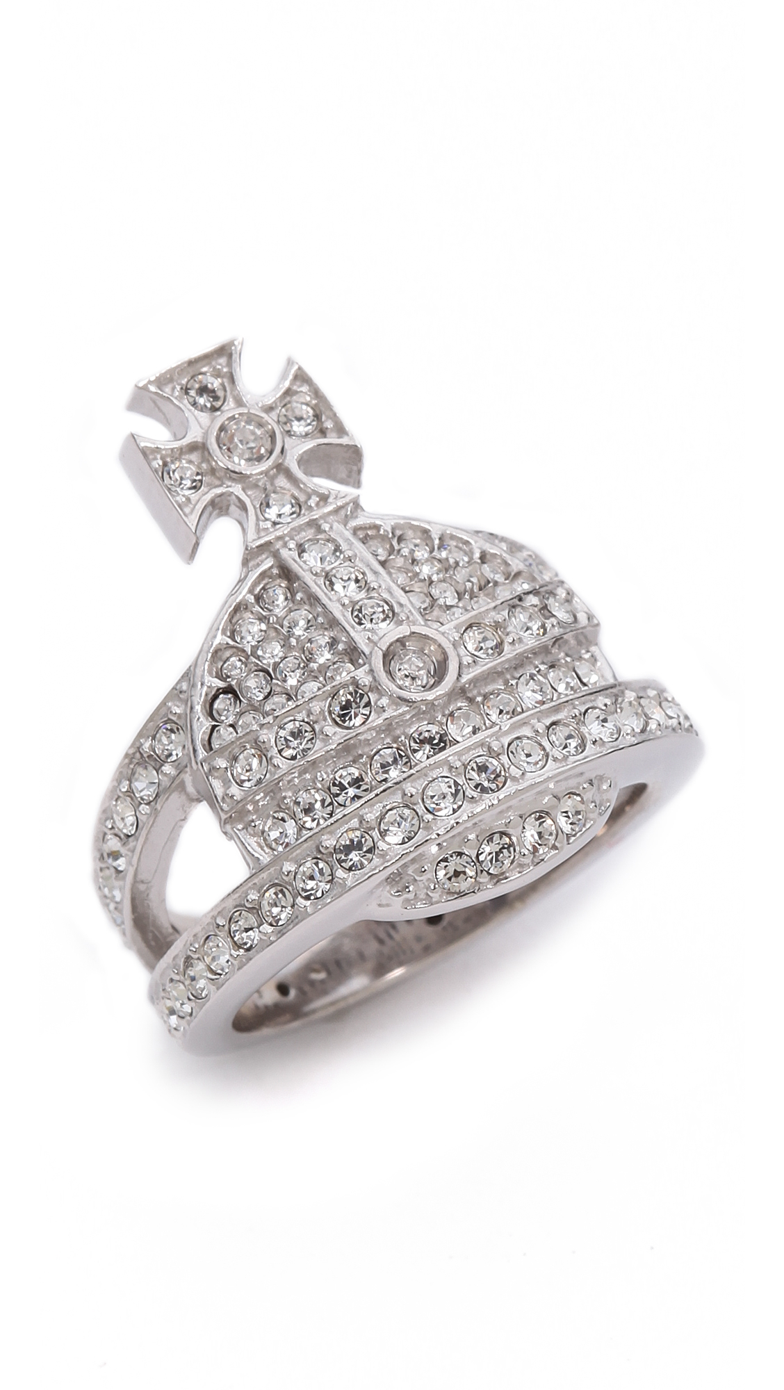 Vivienne Westwood Orb Ring In Sterling Silver Metallic Lyst Vivienne Westwood Orb Ring In Sterling Silver Metallic Lyst