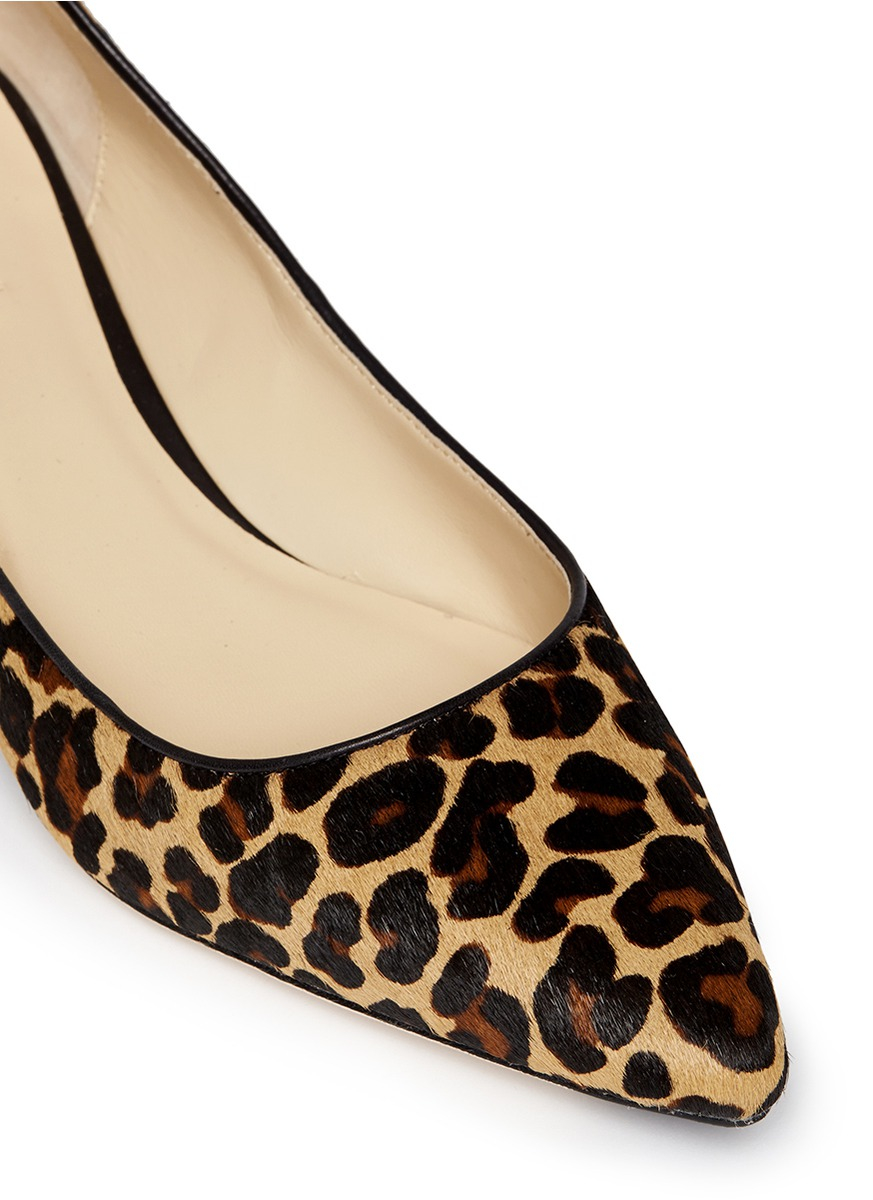 cole haan leopard pumps
