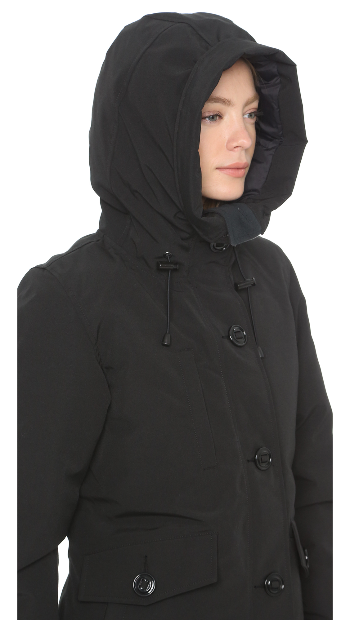 Canada Goose Rideau Parka in Black | Lyst