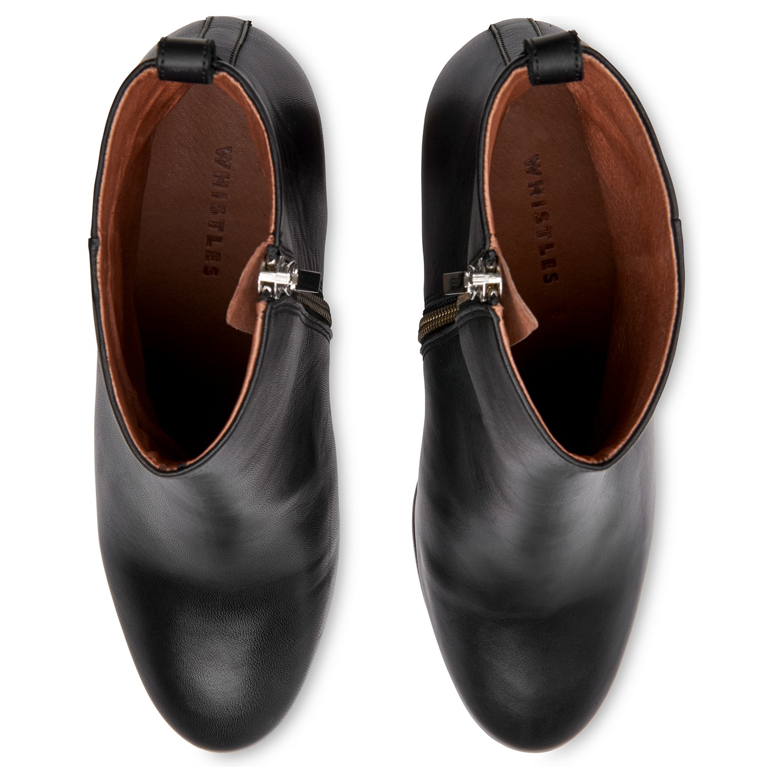 whistles black ankle boots