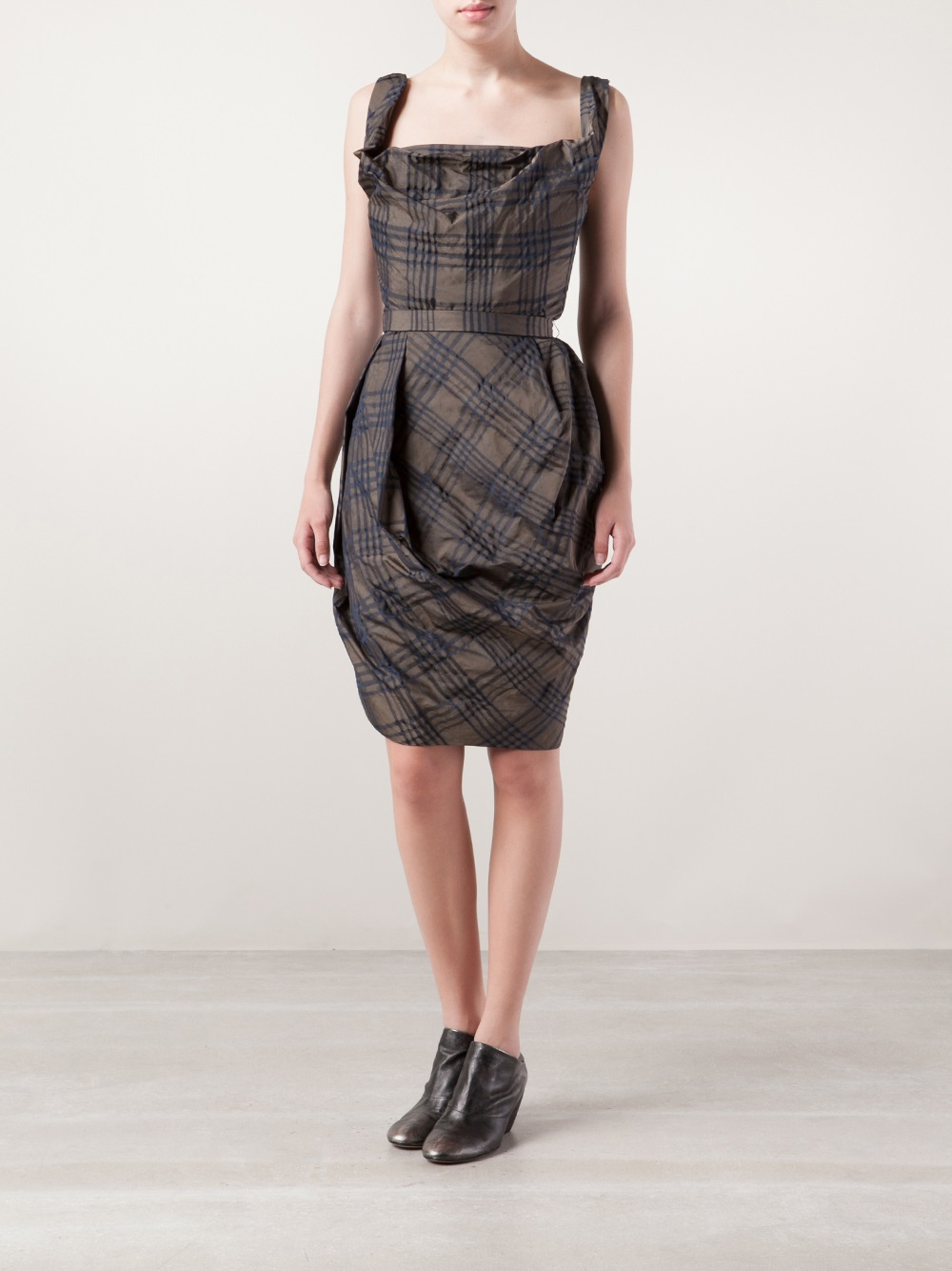 tartan corset dress