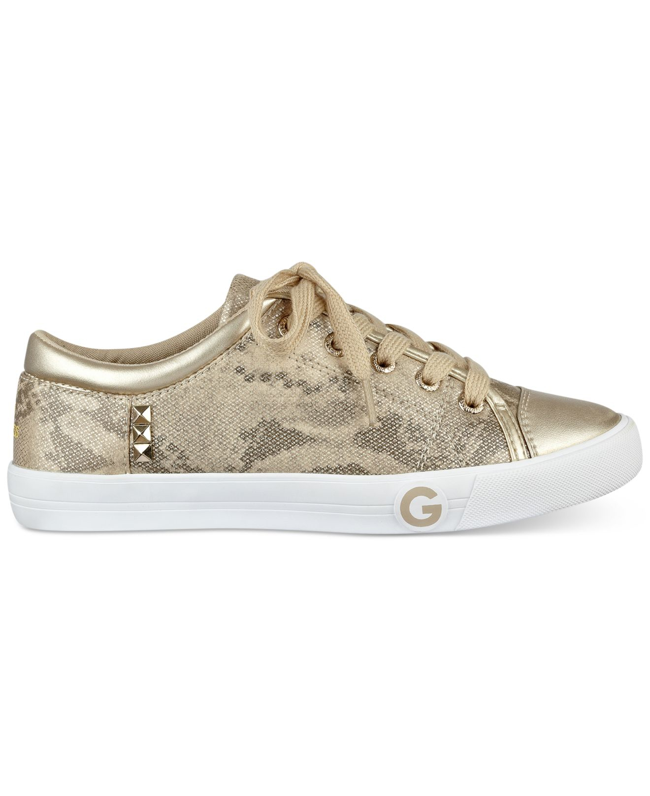 guess gold shoes