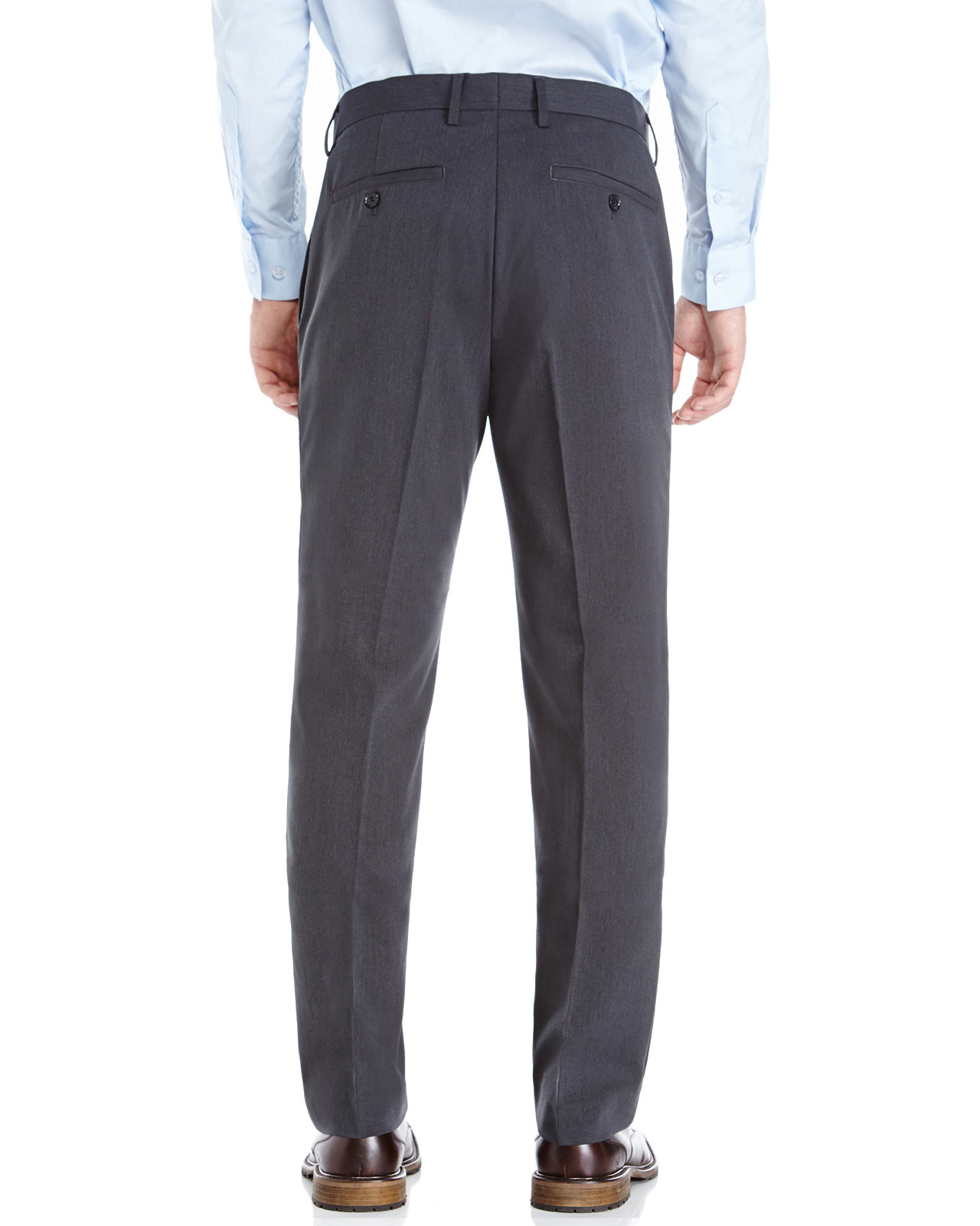 Lyst - English laundry Flat Front Pants in Gray for Men