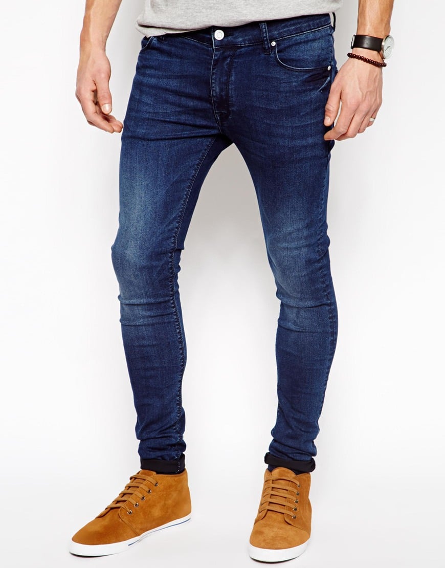 Asos Extreme Super Skinny Jeans in Blue for Men | Lyst