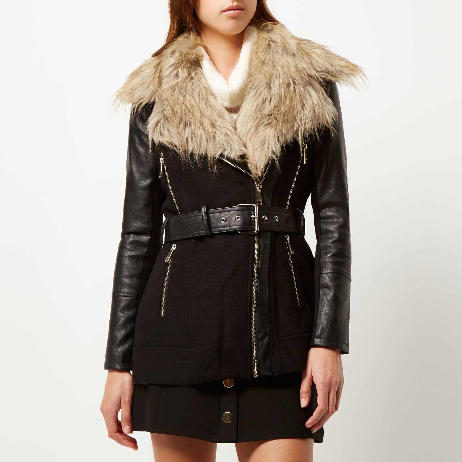 River island winter coats deals