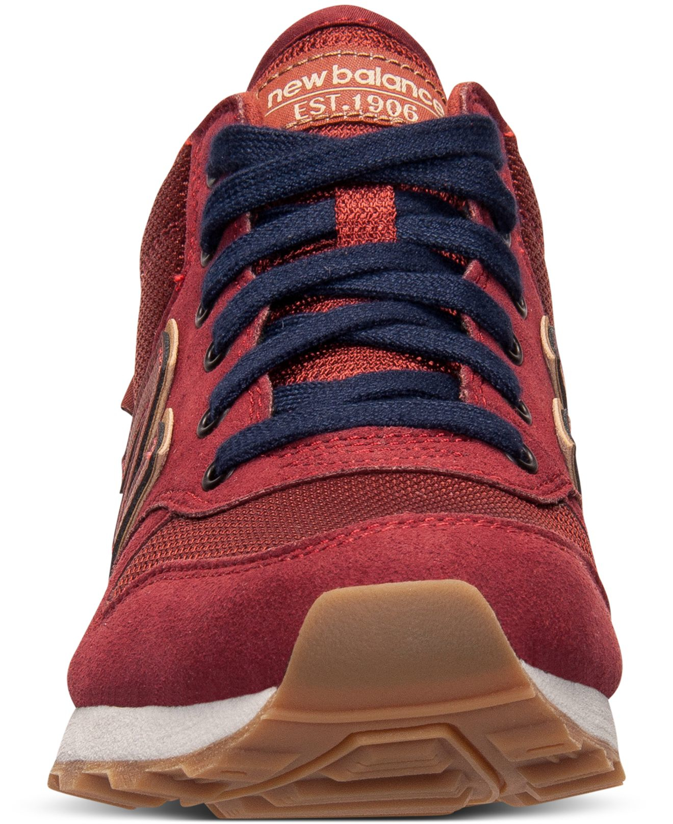 new balance women's red sneakers