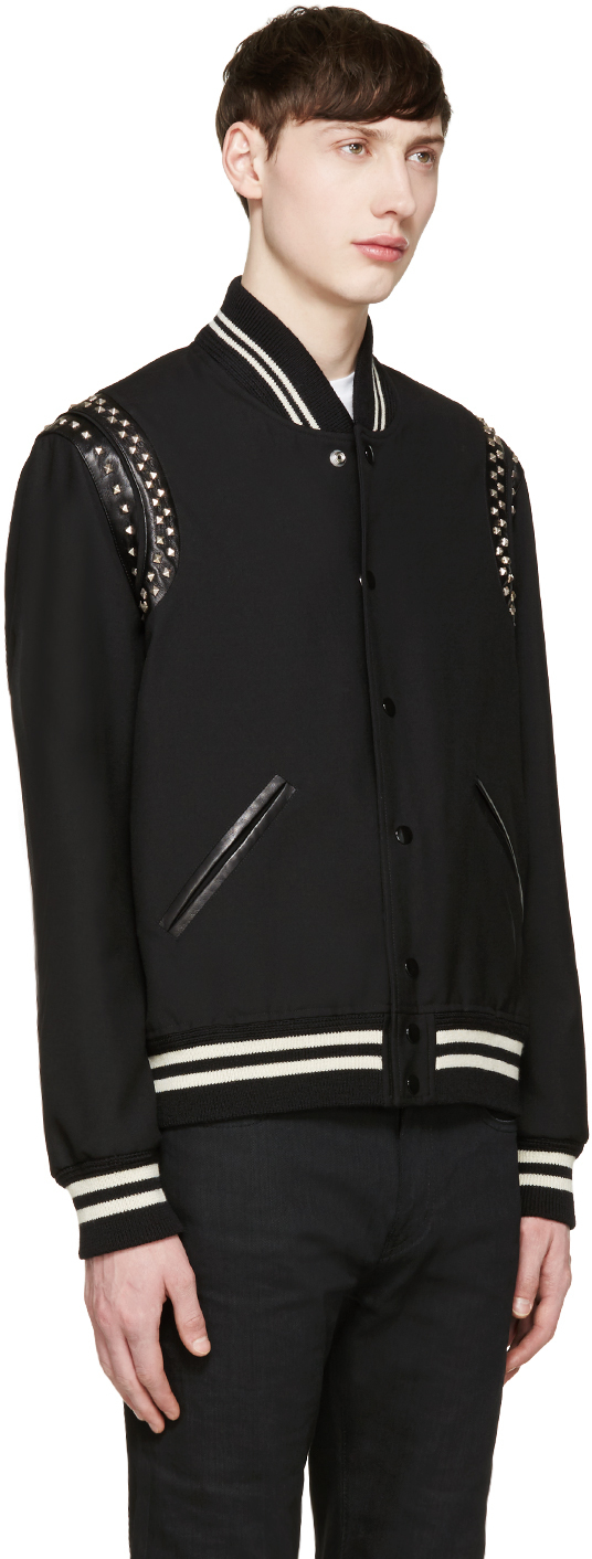 teddy bomber jacket black