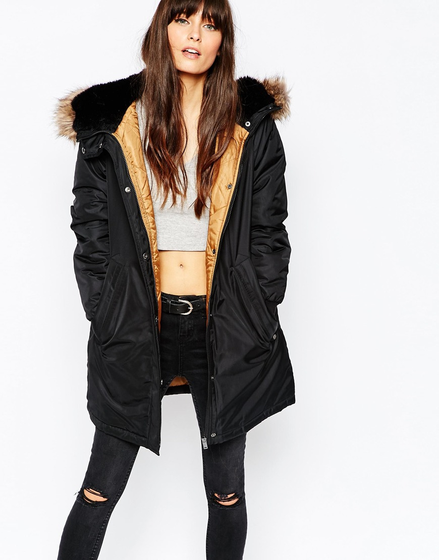 It's free shipping made easy The North Face Womens Metropolis Parka II in Black. £ adidas Originals Short Down Filled Jacket In Black. £ Bershka padded longline coat. Modern Eternity 3 in 1 padded parka coat with detachable faux fur hood. £ Modern Eternity 3 in 1 padded longline bomber. £ Modern Eternity 3 in 1 padded coat with detachable.