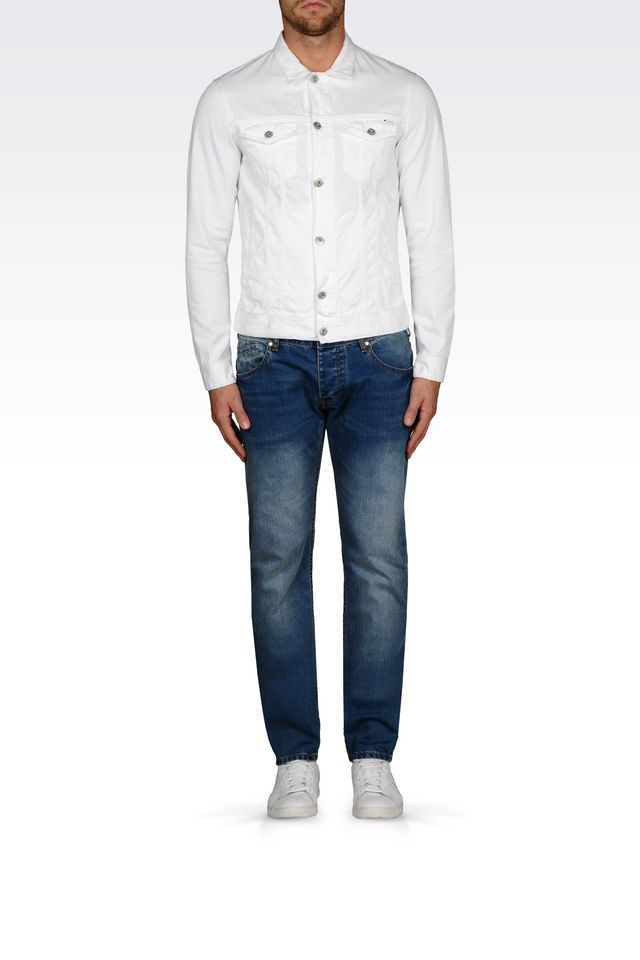 mens armani denim jacket
