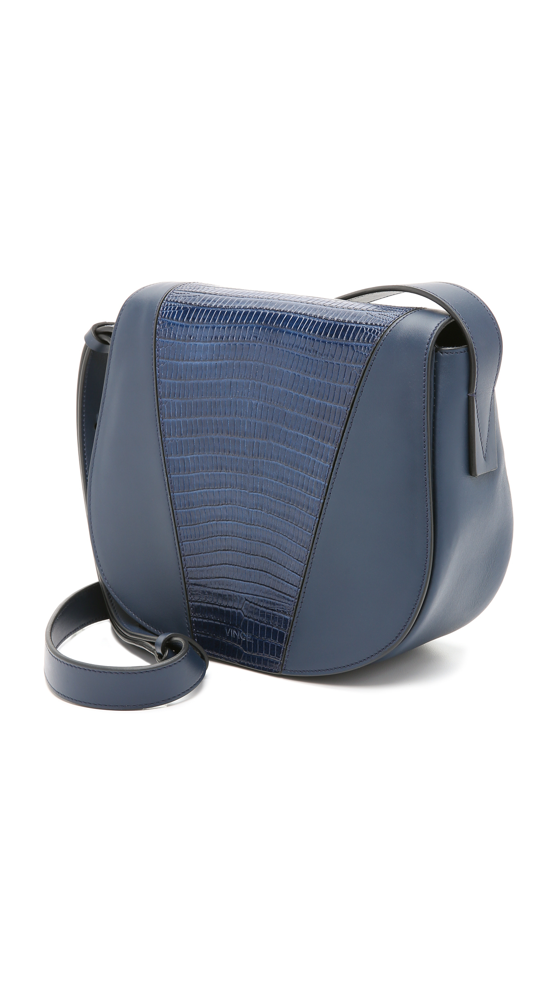 Blue Leather Cross Body Bag Made In Usa Keweenaw Bay Indian Community