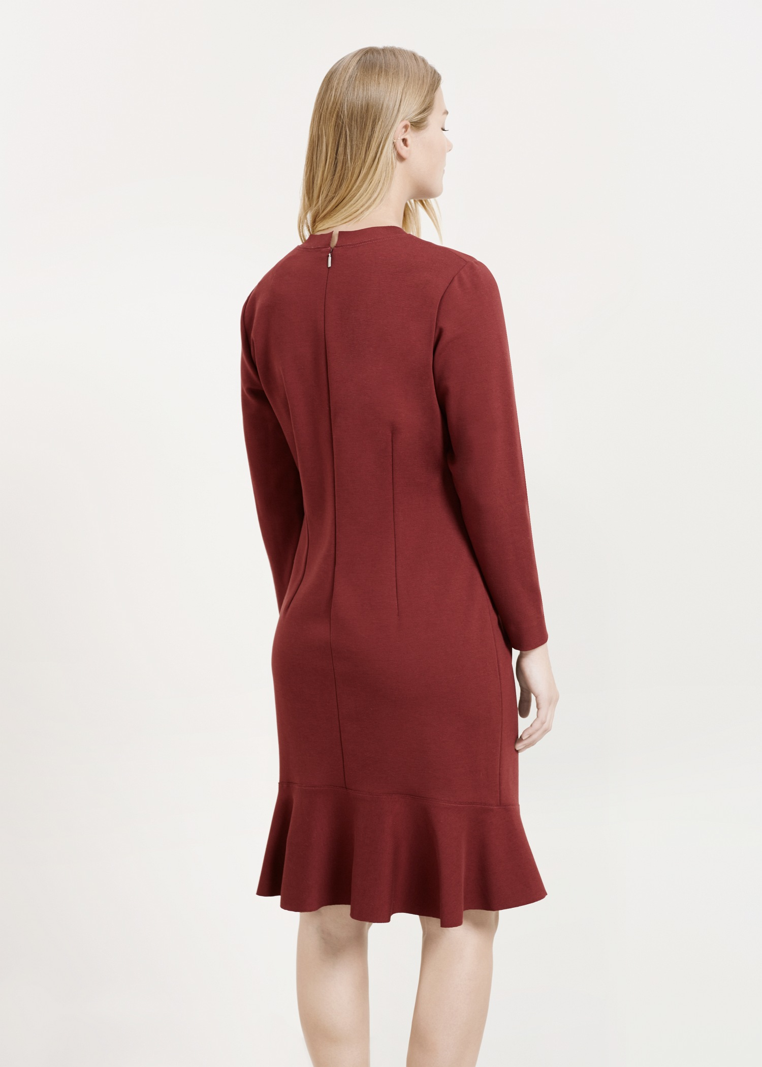 Lyst Violeta by mango Fitted Dress in Purple