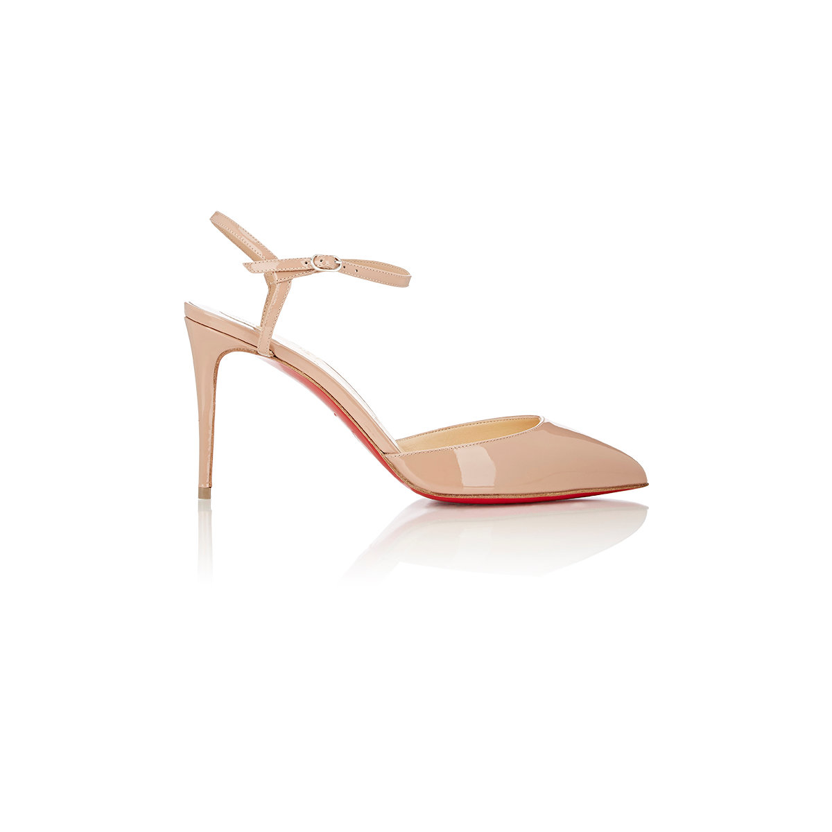 louboutin heels with ankle strap
