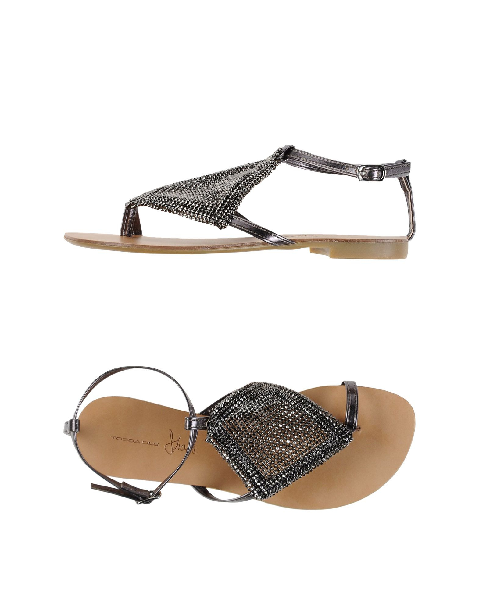 Tosca Blu Thong Sandal in Gray (Lead)