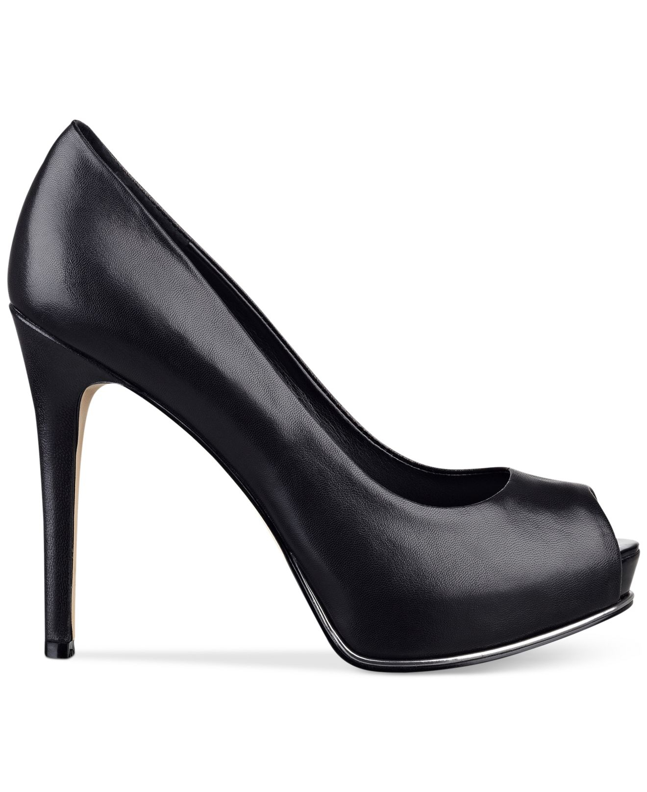 guess heels black