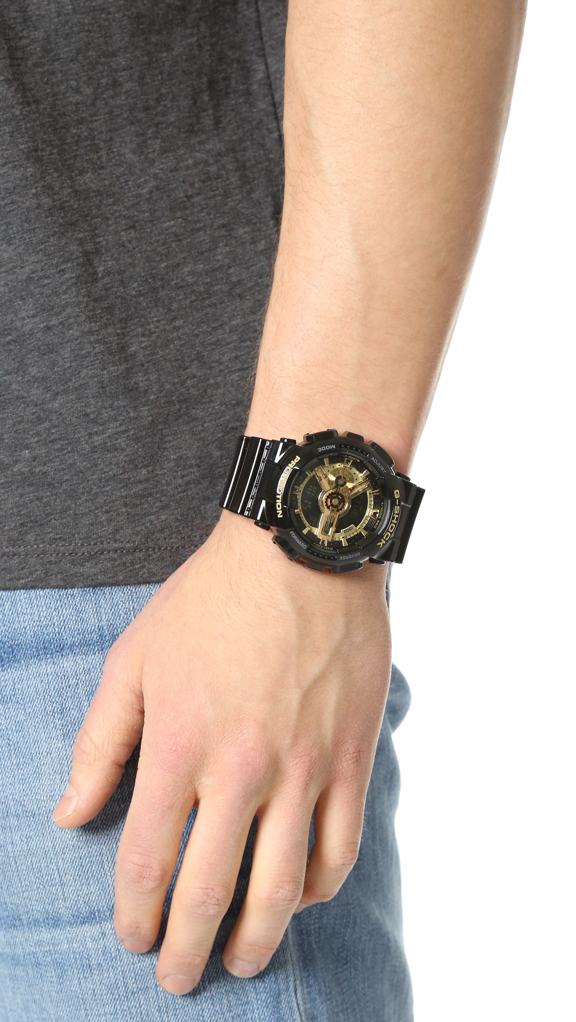 g shock ga 110 gold black