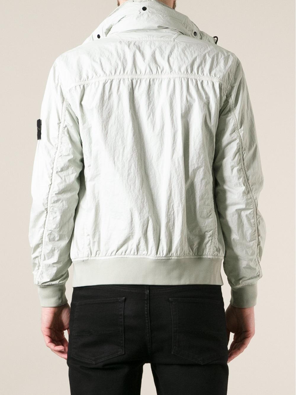 stone island jacket zip