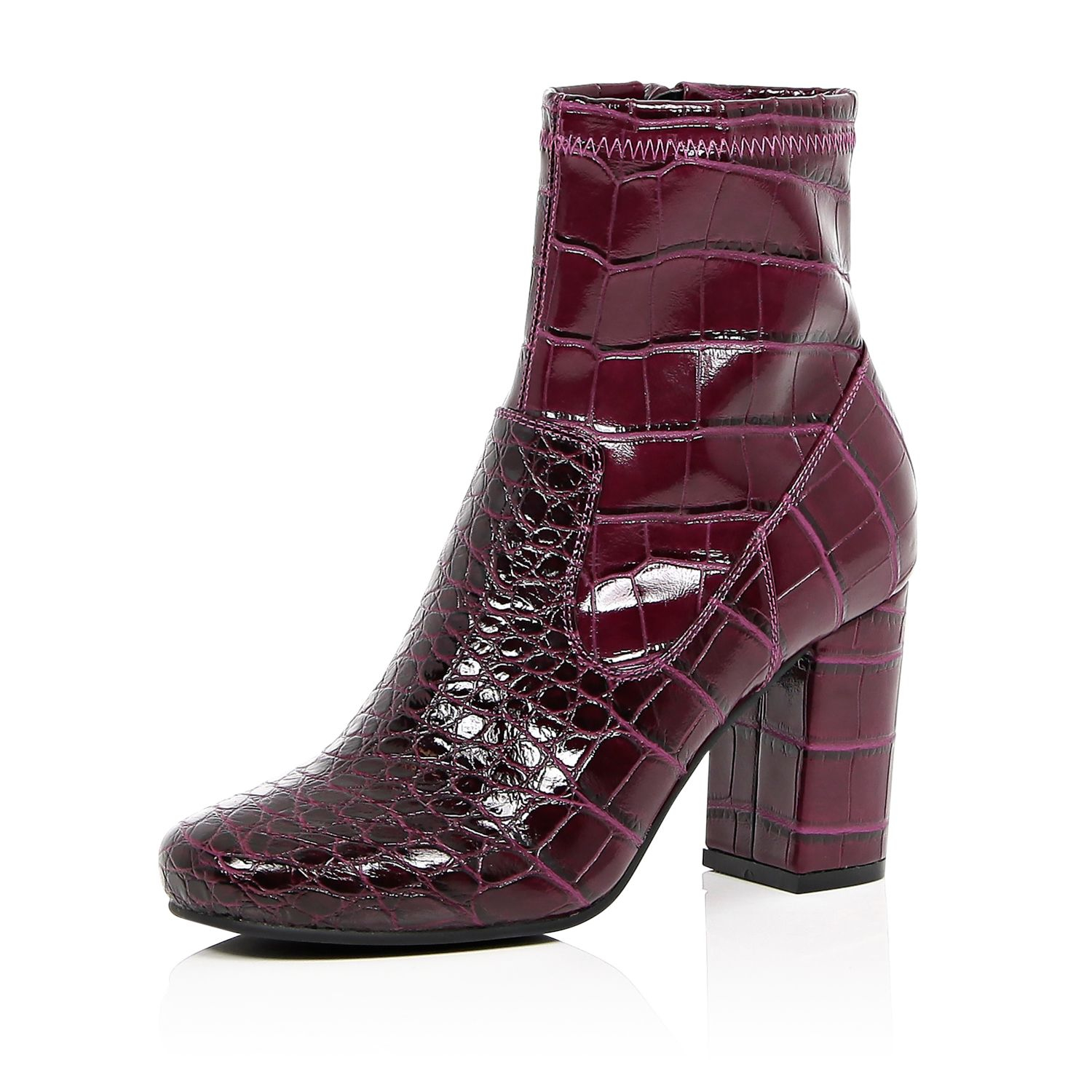 snake print ankle boot