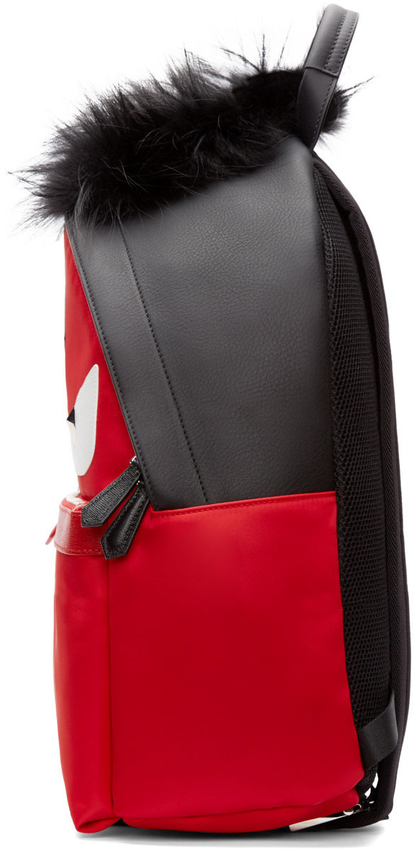 fendi backpack with fur