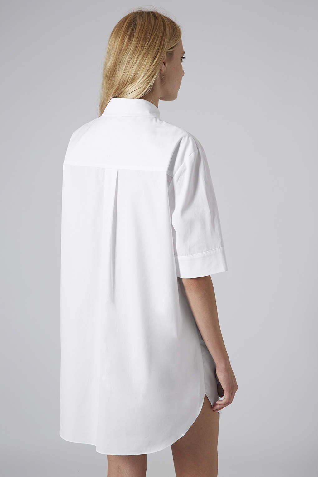 topshop white shirt dress