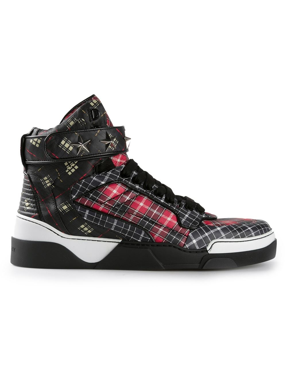 givenchy red high top sneakers