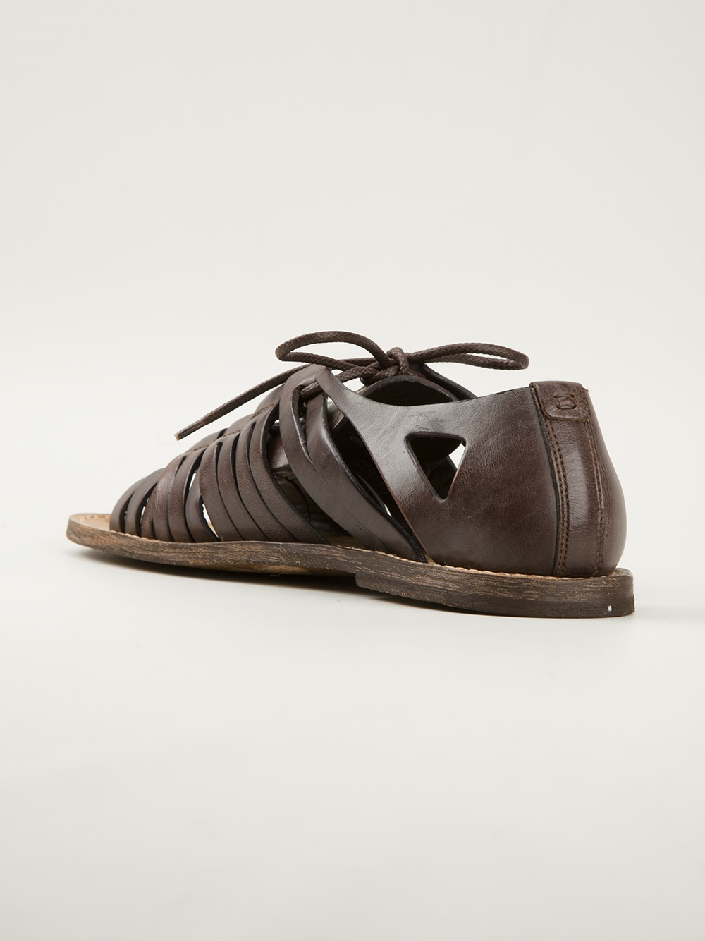 Dolce & Gabbana Gladiator Sandal in Brown for Men | Lyst