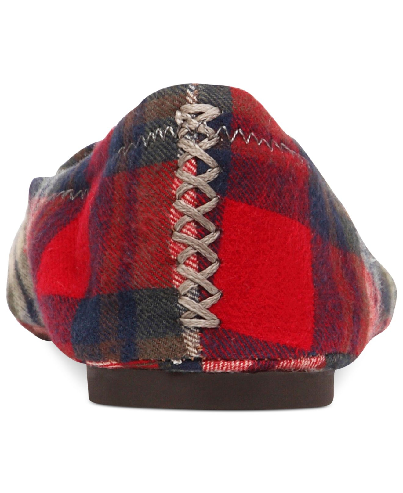 lucky brand plaid flats