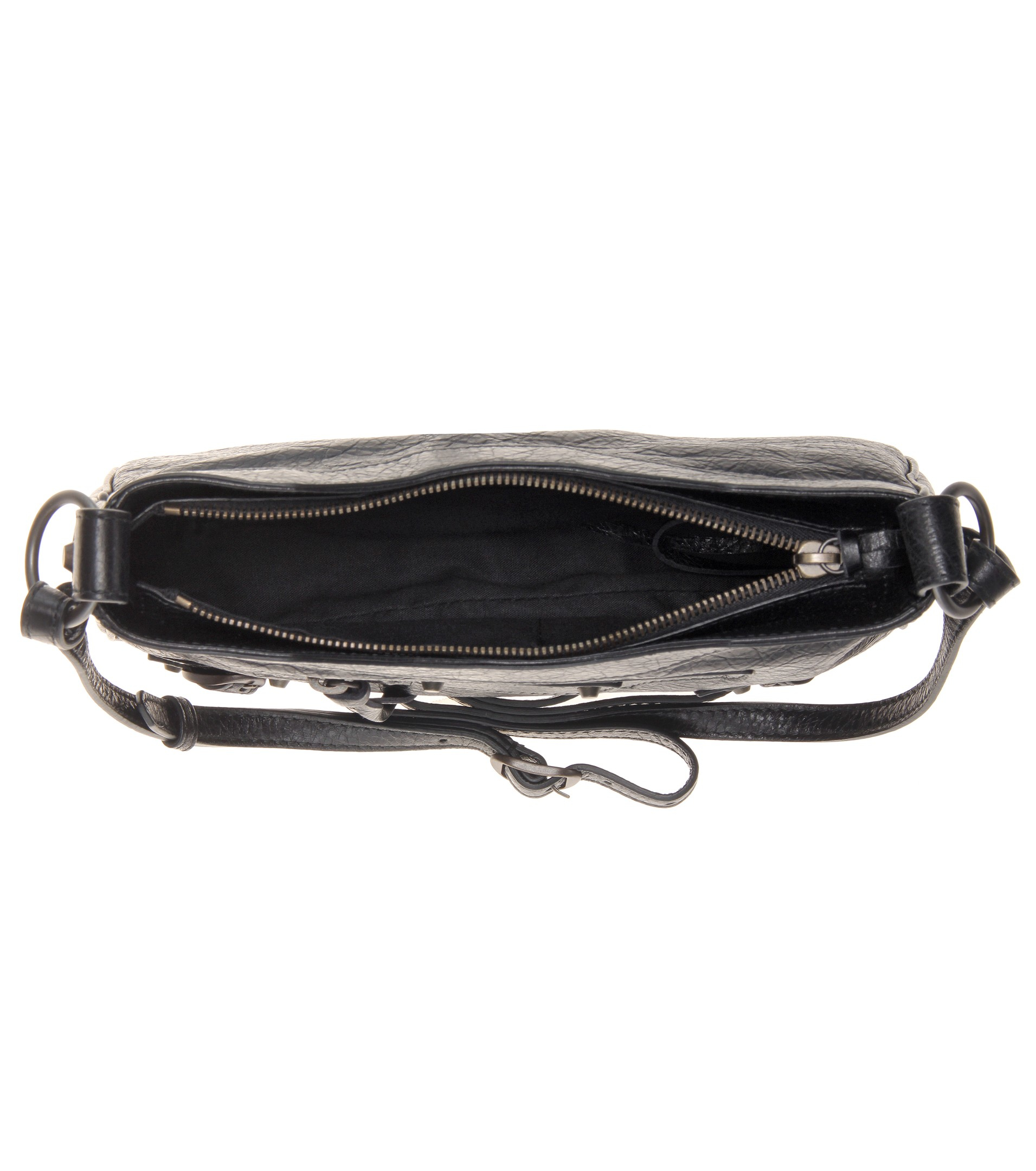 balenciaga classic hip leather shoulder bolsa