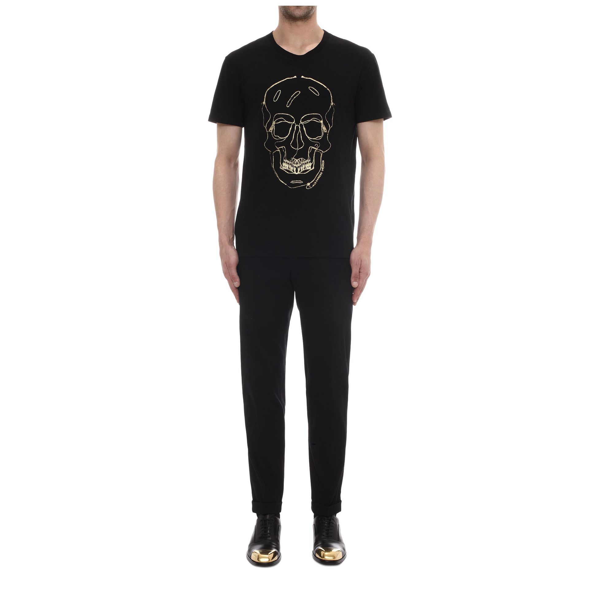 Alexander mcqueen discount zip t shirt