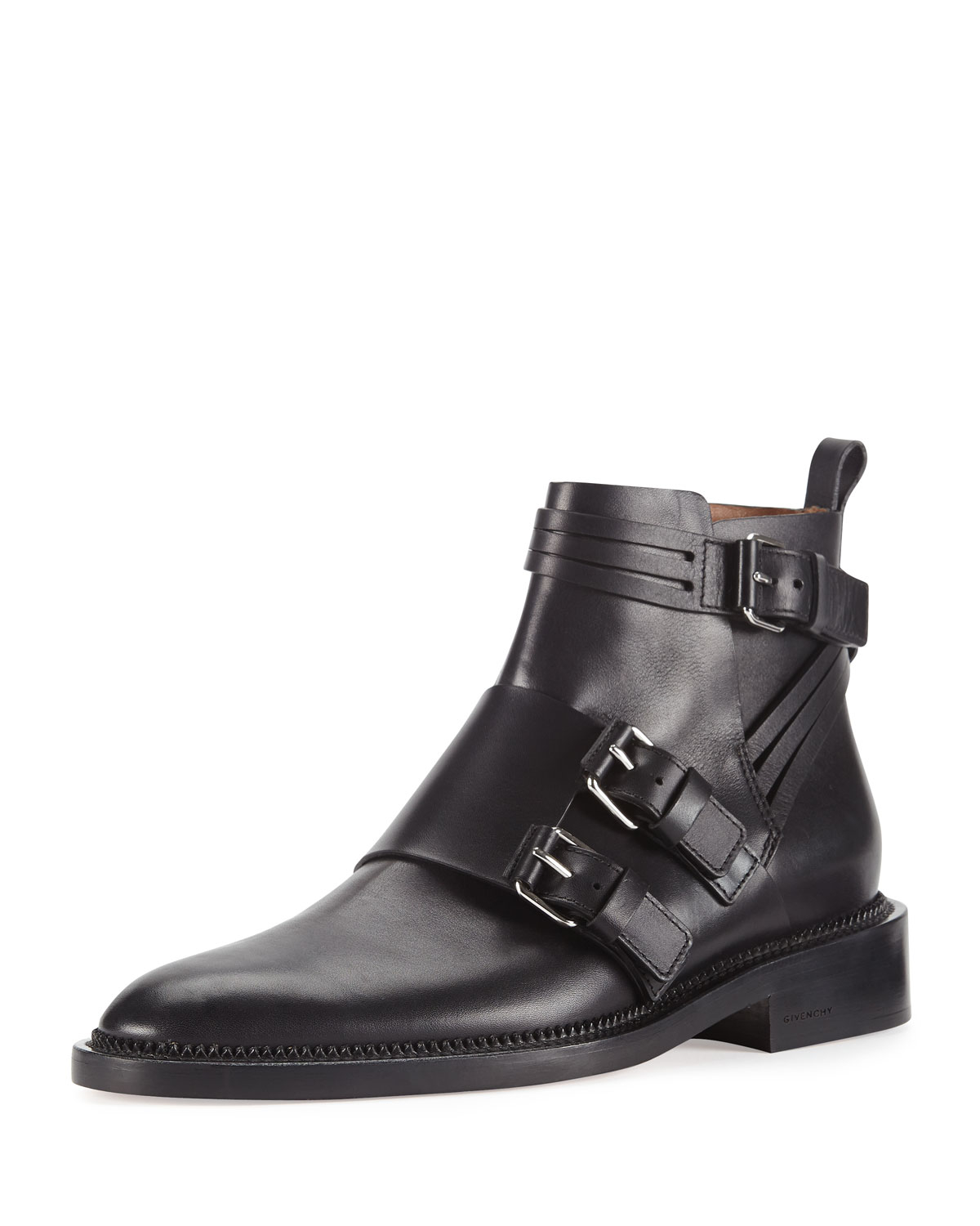 monk strap ankle boots