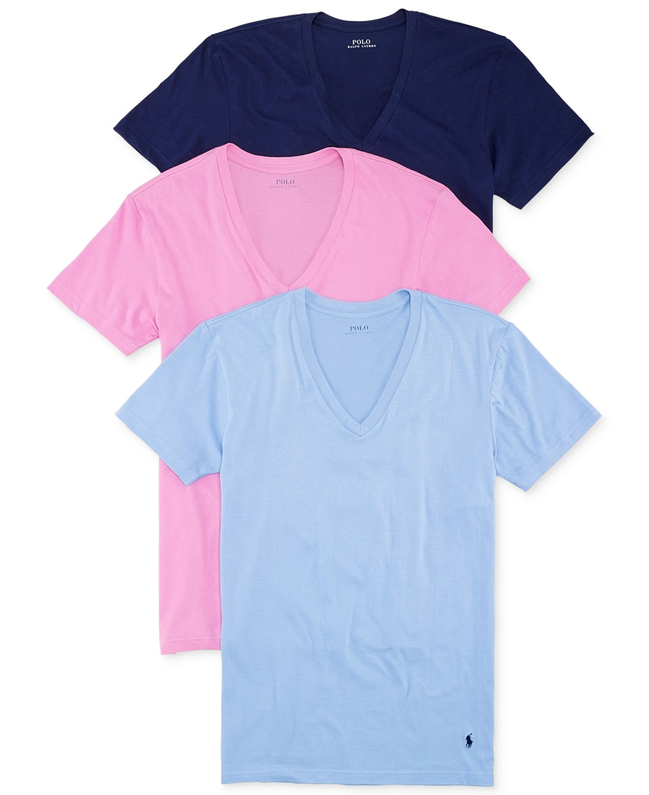 Begå underslæb gøre det muligt for Accord Polo Ralph Lauren V-neck T-shirt 3-pack for Men | Lyst