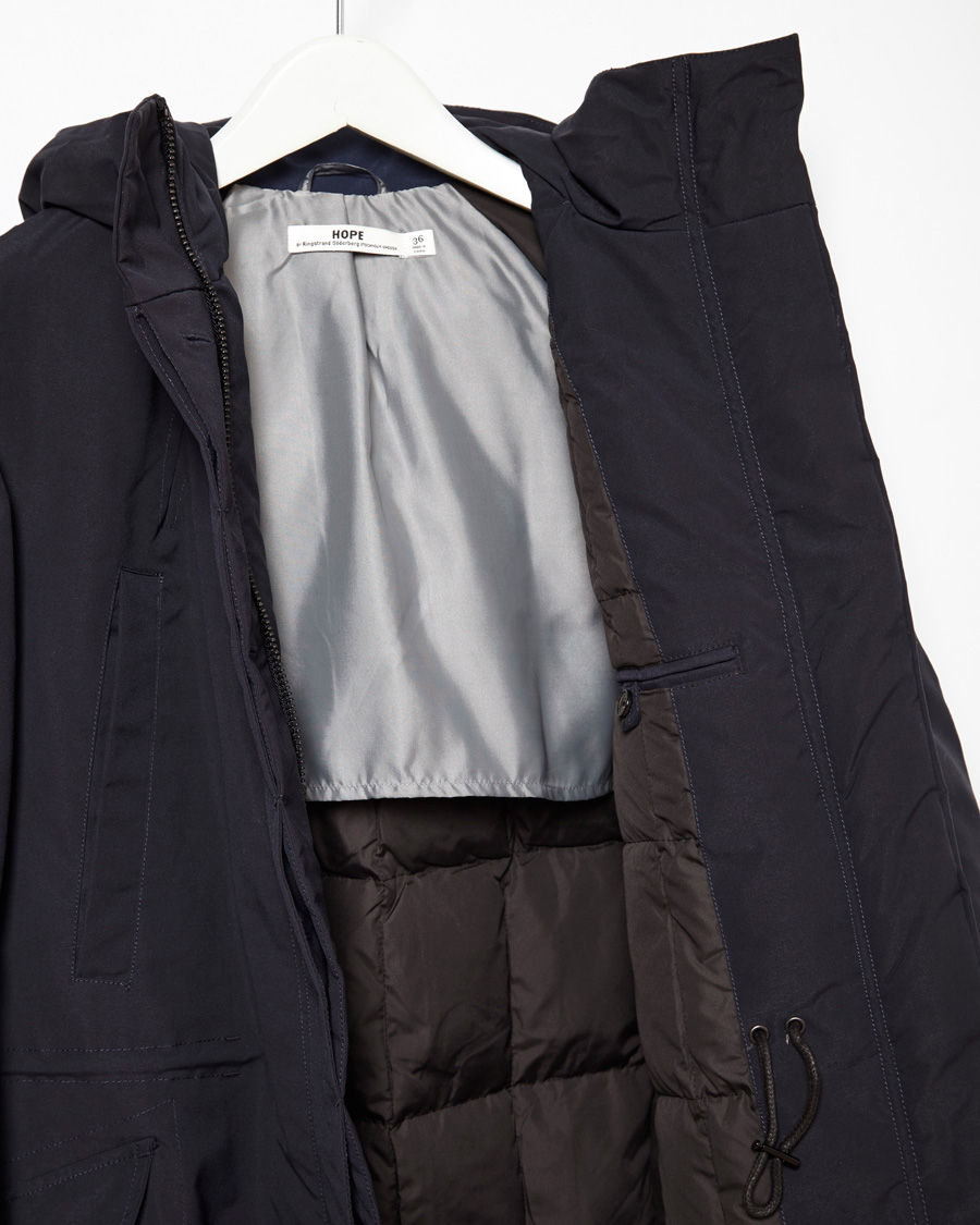 Hope Down Parka in Navy (Blue) - Lyst