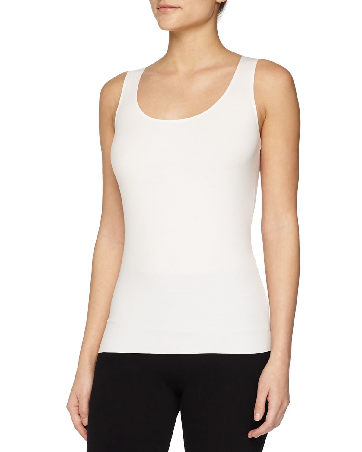 Lyst - Wolford Pure Seamless Tank Top in White