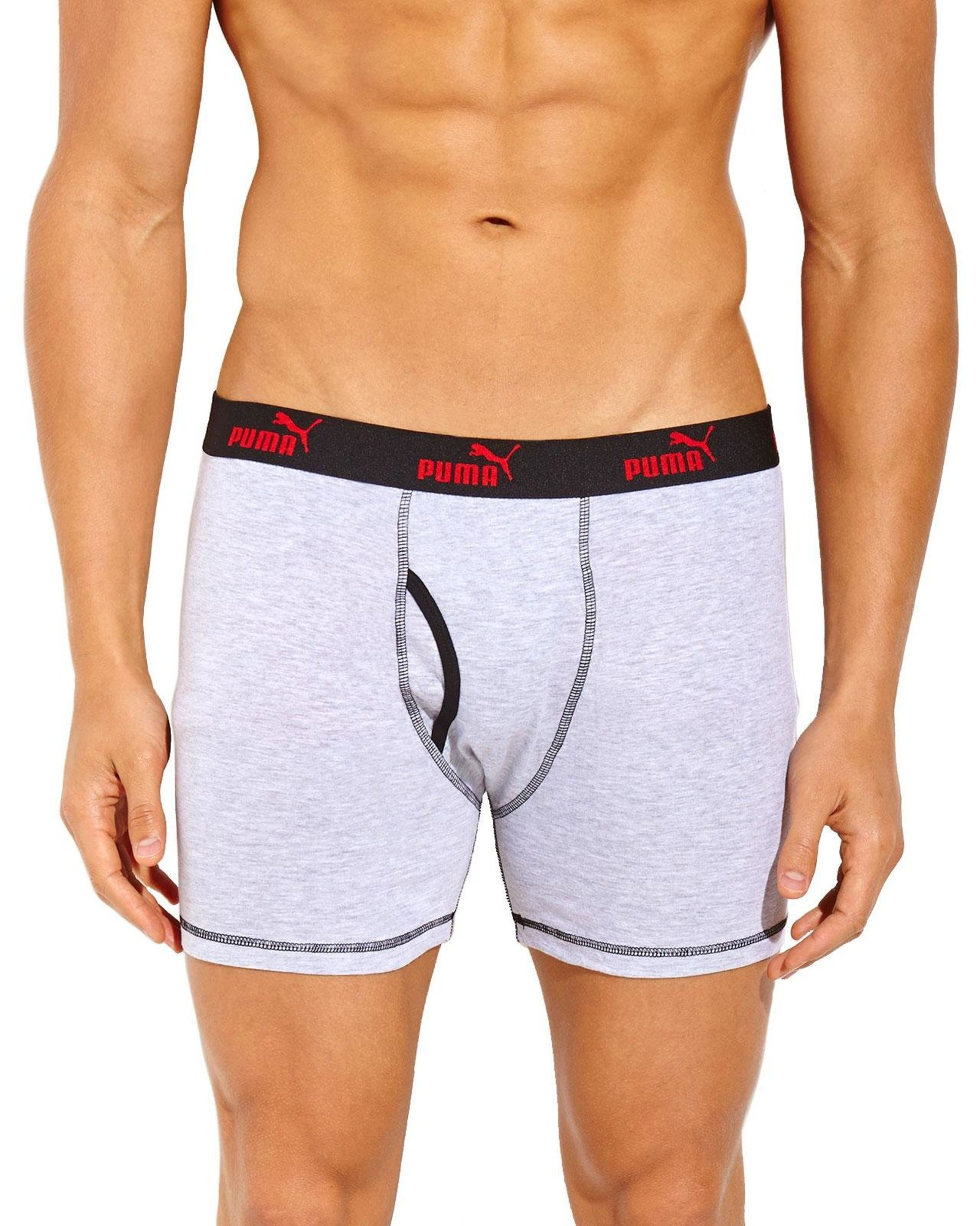 PUMA 3Pack Boxer Briefs in Gray for Men Lyst