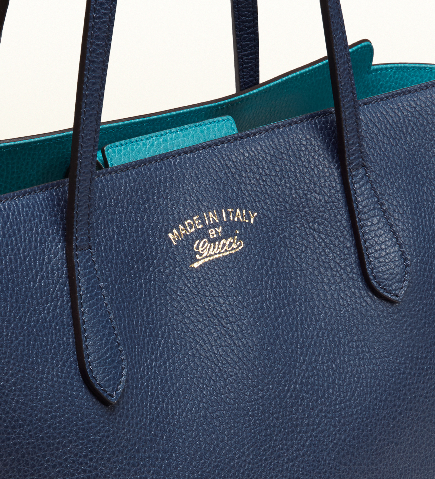 blue gucci tote