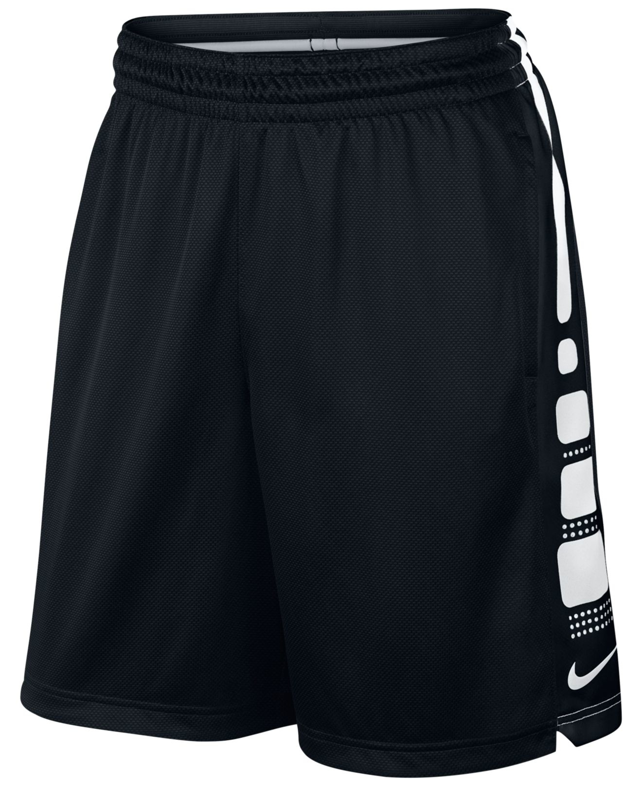 Nike Synthetic Elite Dri-fit Basketball Shorts in Black/White (Black ...