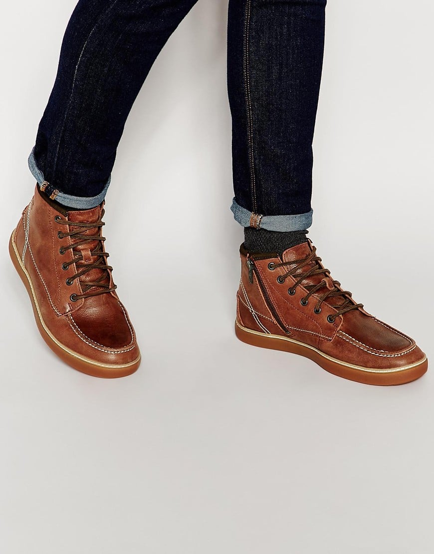 Timberland Moc Toe Chukka Boots in Brown for Men | Lyst