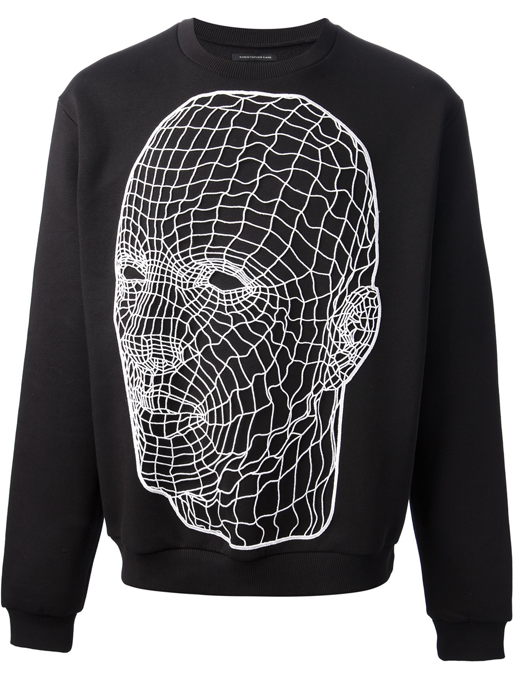 Lyst - Christopher Kane Contour Map Print Sweatshirt in Black for Men