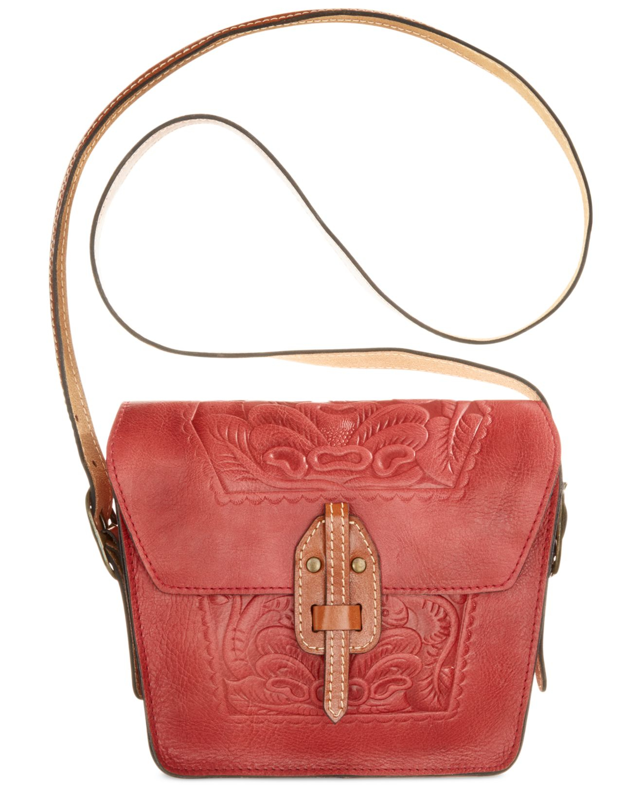 Patricia Nash Tooled Marciana Shoulder Bag in Red Lyst