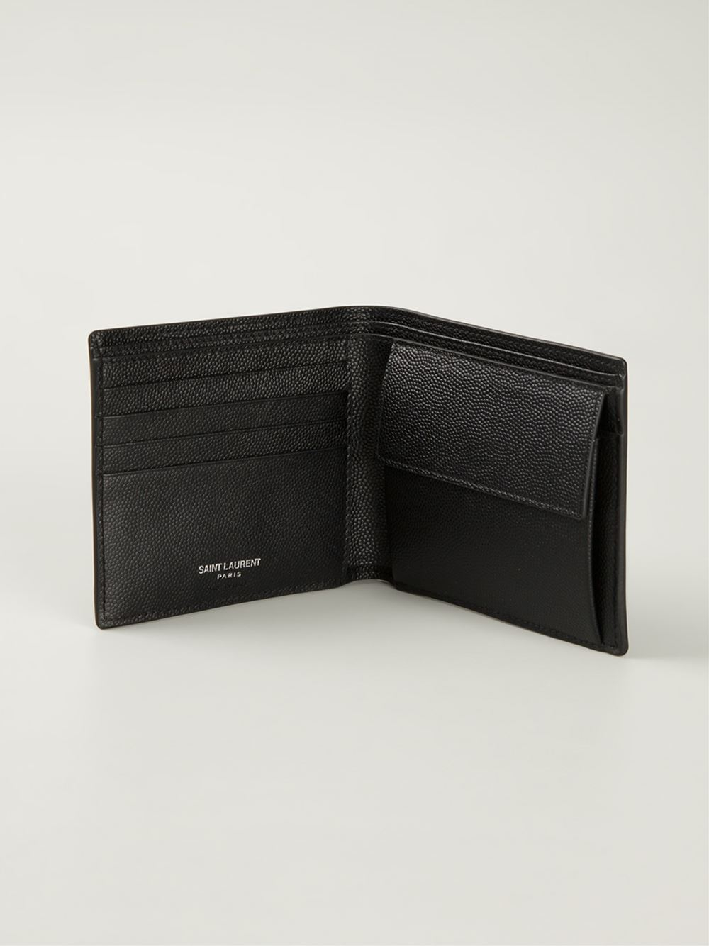 CARTIER, Paris 4 X 4 Cuirs Black Leather Bi-Fold MEN'S WALLET in BOX  R12-15
