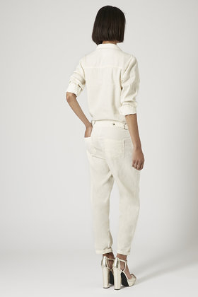 topshop cream boiler suit