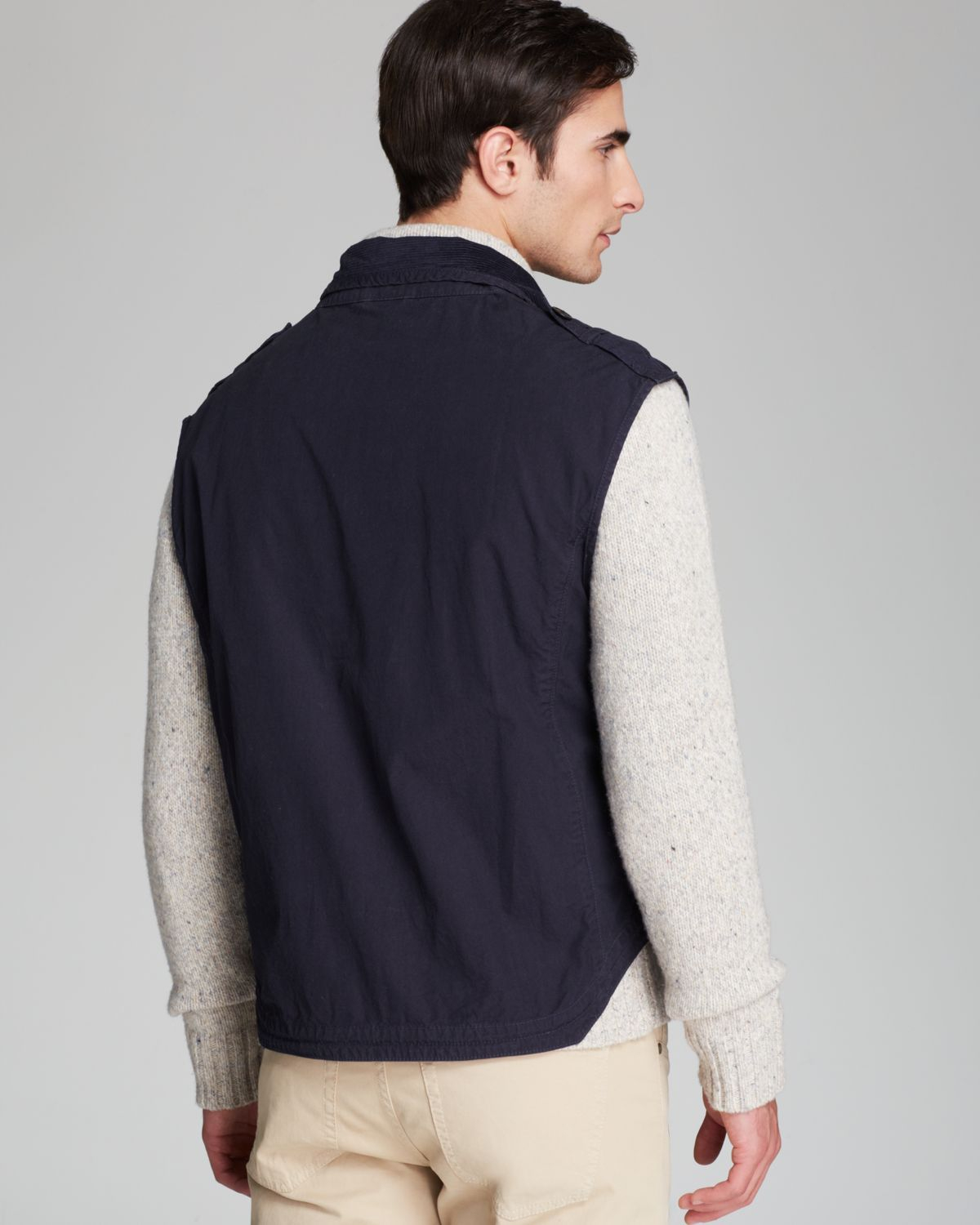 Barbour Fishing Gilet Vest in Navy (Blue) for Men Lyst