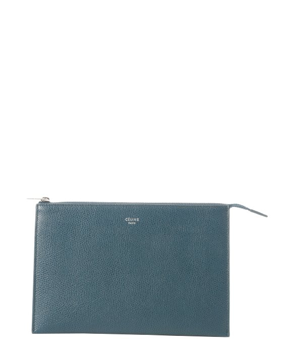 celine leather pouch  