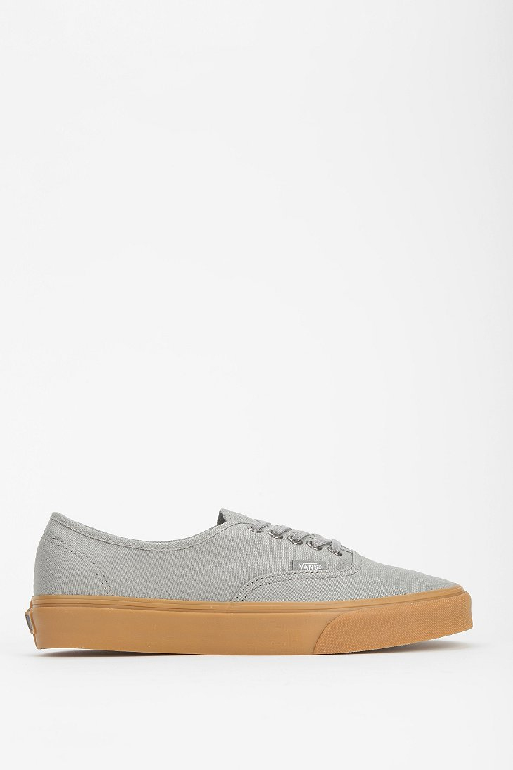 Vans Authentic Gum Sole Womens Lowtop Sneaker in Grey (Gray) - Lyst