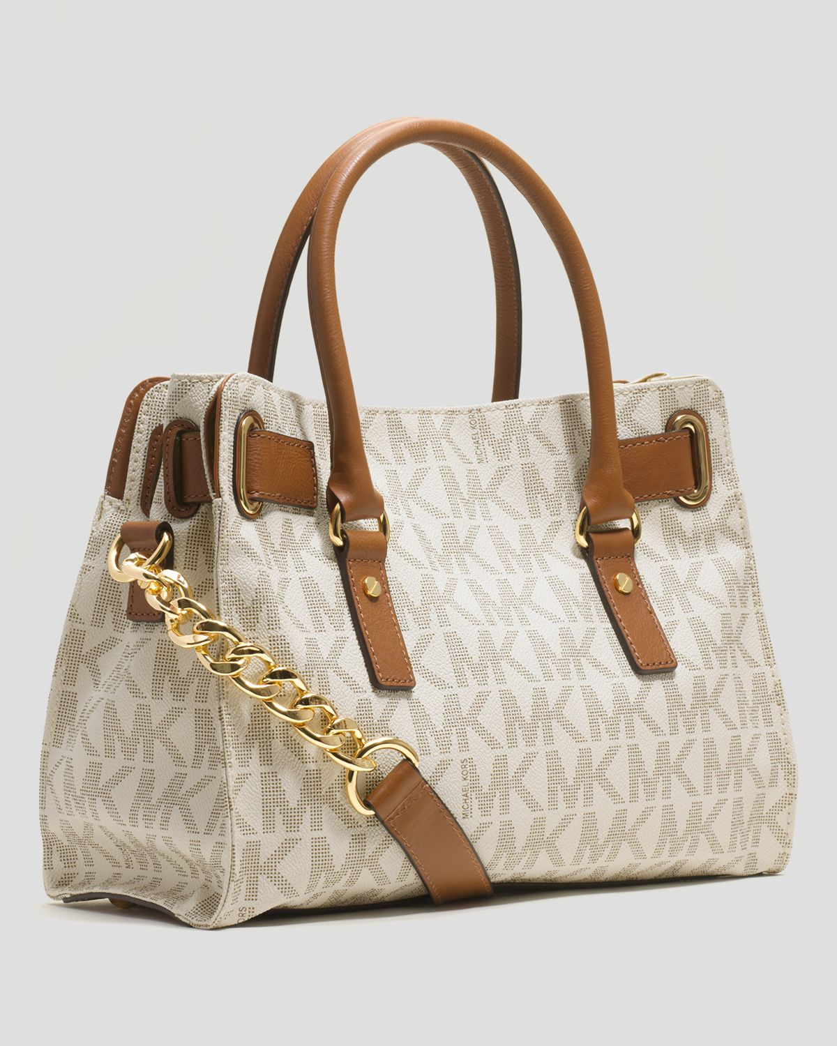 Lyst Michael Kors Satchel Hamilton East West Signature Gallery